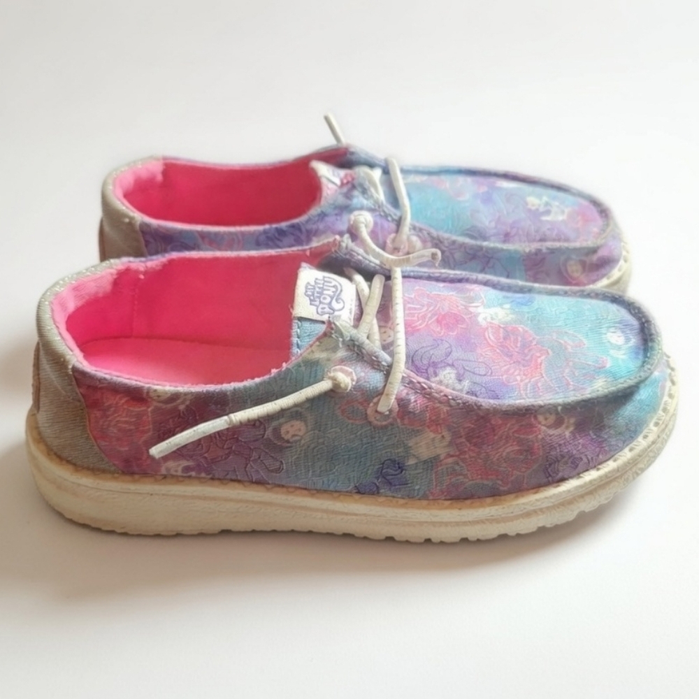 Hey Dude Wendy My Little Pony Girls Shoes Toddler Big Kid Sz 10 Pony Print